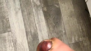 Mid day bathroom jerk session