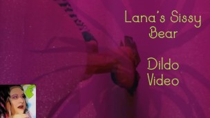 Lanas Sissy Bear Sucks his Butt Dildo Ewww Yucky
