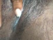 fat black pussy creaming after cum