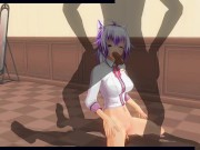3D HENTAI Friends looked into my locker room and fucked hard (PART 2) 5/16