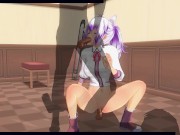 3D HENTAI Friends looked into my locker room and fucked hard (PART 2) 9/16