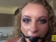 Bound fetish submissive contorted for fuck 8/16