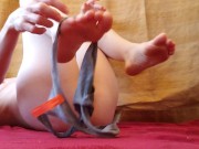 Creamy Squirt In My Grey Cotton Panties For YOU 13/16