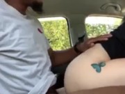 Good Pussy In The Car. We got Caught! 11/16