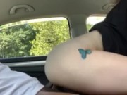 Good Pussy In The Car. We got Caught! 2/16