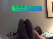Made My fucking Toes Curl Rode the fuck out my Dick (ReddAndAshexxx) Riding