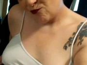 Pierced Kitty is chain smoking in bed with wine and a hookah 11/16