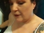 Pierced Kitty is chain smoking in bed with wine and a hookah 2/16