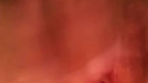 Tiny redhead teen pussy play