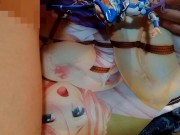 プリキュアオタクのキモ男に体を触られ顔射されるキュアビート【美少女フィギュアぶっかけオナニー】