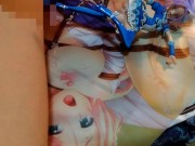 プリキュアオタクのキモ男に体を触られ顔射されるキュアビート【美少女フィギュアぶっかけオナニー】 - Screenshot 7 of 16 - Cum