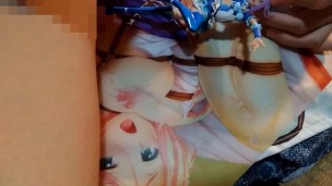 プリキュアオタクのキモ男に体を触られ顔射されるキュアビート【美少女フィギュアぶっかけオナニー】