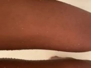 Letting the water play with my pussy while I show off my white toes 16/16