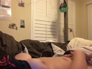 Teen rubs her clit till she cums hard  4/16
