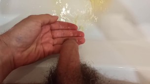 I pee in the sink and on my fingers ... I dream of peeing in my wife's mouth ...