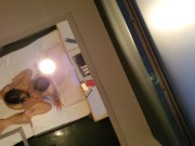 天井の鏡で隠し撮り 11/16