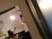 天井の鏡で隠し撮り 7/16