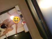 天井の鏡で隠し撮り 9/16