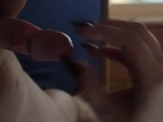 Girlfriend is scratching my cock and stretching my balls 6/16