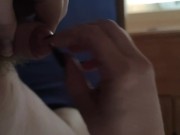 Girlfriend is scratching my cock and stretching my balls 7/16