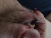 Girlfriend is scratching my cock and stretching my balls 9/16