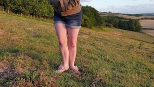 I wanted to pee in my jean shorts on a walk outdoors ;)