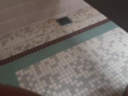 Pissing in gyms shower