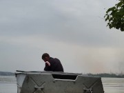 It is necessary to pump out water from the boat. 10/16