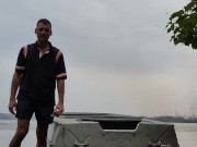 It is necessary to pump out water from the boat. 16/16