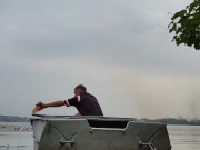 It is necessary to pump out water from the boat. 5/16