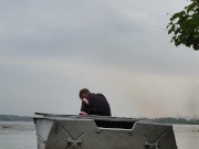 It is necessary to pump out water from the boat. 7/16