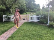 Hot Outdoor Blowjob and Facial Full Nude Married Couple Missy and George 16/16