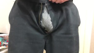 Undressing this big white cock for you 