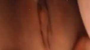 Close up peeing 