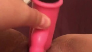 Mew masturbating with toy
