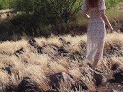 How to spend the last hot sunny days? Outdoor sex! Extreme fuck on wild nature - Ruda Cat 1/16