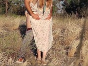 How to spend the last hot sunny days? Outdoor sex! Extreme fuck on wild nature - Ruda Cat 11/16