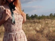 How to spend the last hot sunny days? Outdoor sex! Extreme fuck on wild nature - Ruda Cat 2/16