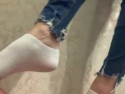 Trampling #66 white socks 2/16