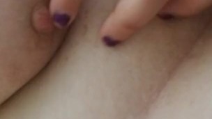 Showing off my tits and big belly