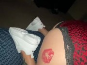 Nerdy Lisa loves sucking his cock
