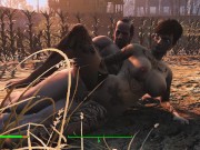 Tattooed Women in Fallout. Sex with kindling music | PC gameplay 13/16
