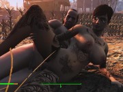 Tattooed Women in Fallout. Sex with kindling music | PC gameplay 14/16