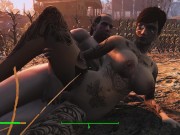 Tattooed Women in Fallout. Sex with kindling music | PC gameplay 15/16