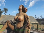 Tattooed Women in Fallout. Sex with kindling music | PC gameplay 6/16