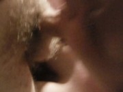 amateur couple sloppy deepthroat blowjob with huge cumshot on big tits 2/16