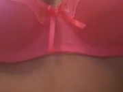 18 year old busty teen sucks on her huge natural tits 