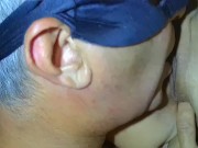 My husband lick my pussy, and cum inside. (closeup pussy licking and creampie) 7/16