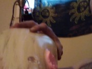 Fun times with a blowup blowjob head! Annnd she popped! 11/16