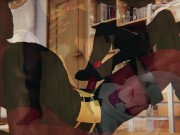 Spider Gwen + Deadpool Footjob, HJ, Facesit, Riding, 69 (Asian Voice) 5/16